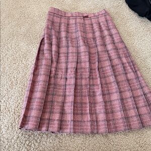 Vintage Pendleton Plaid red Women's Skirt